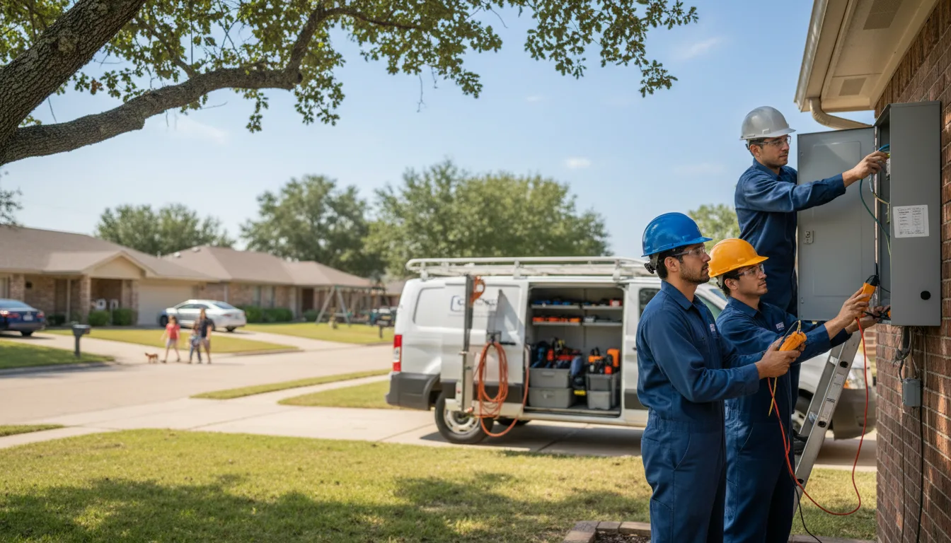 Certified electrician providing emergency electrical services in Fort Leavenworth, KS